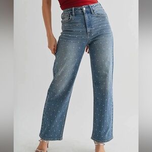 Rhinestone Jeans